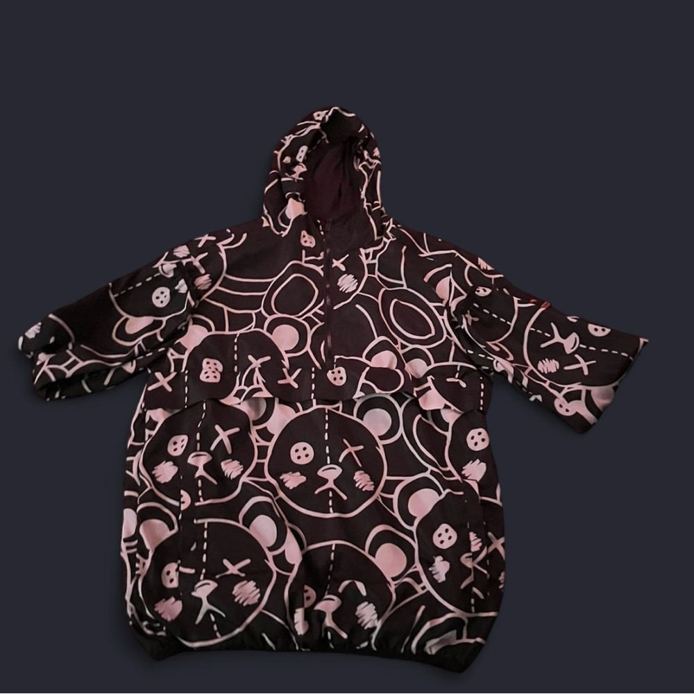 Kids Black and Pink Graphic Hoodie
